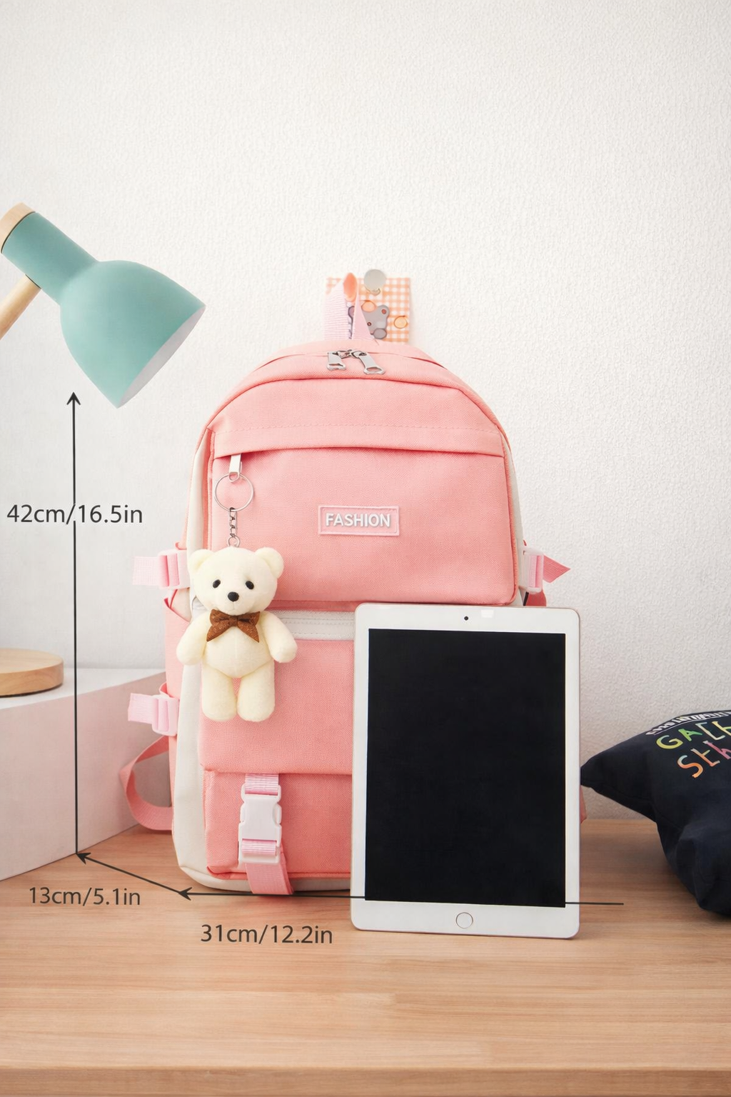 4 Pcs Bag Set for Girls in Pakistan | School, College & University Bag