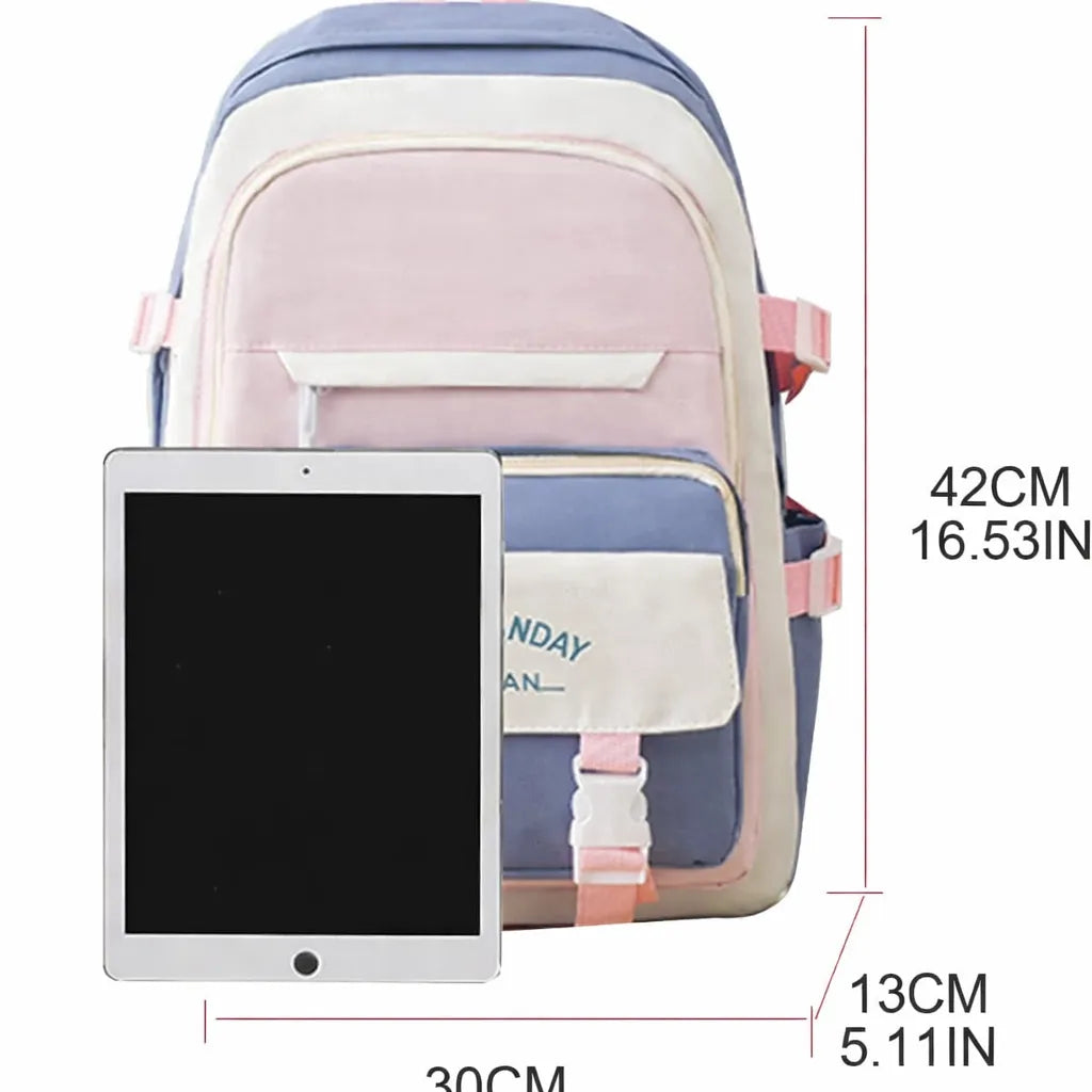 Best School & College Bag Set for Girls – 5 in 1 Stylish Backpack