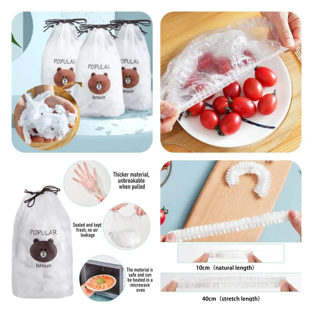 Reusable Food Storage Bag - Brown Bear Design
