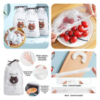Reusable Food Storage Bag - Brown Bear Design