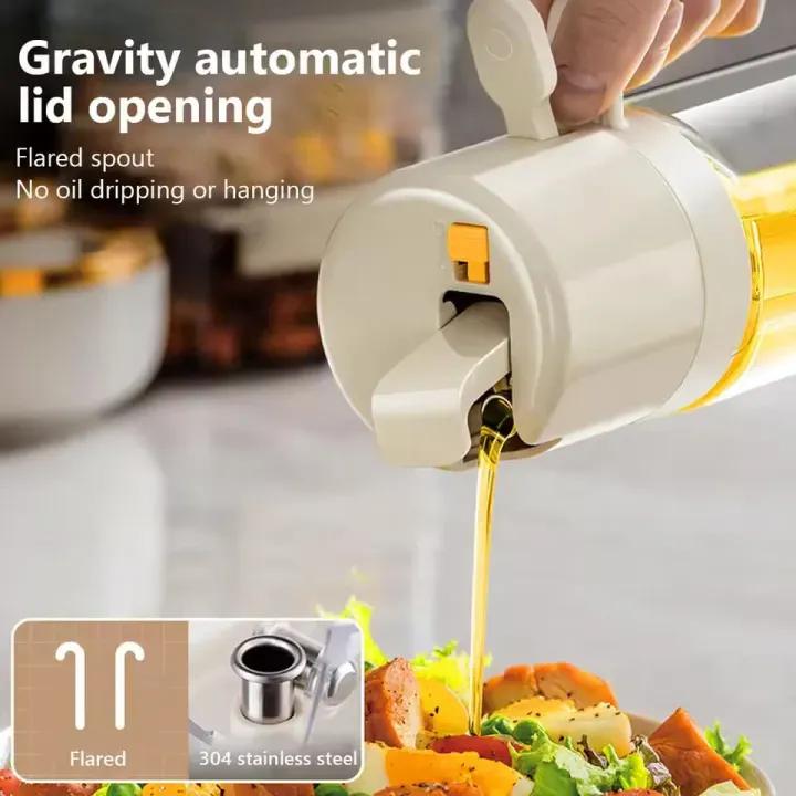 Premium Glass Olive Oil Dispenser Bottle