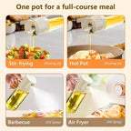 Premium Glass Olive Oil Dispenser Bottle