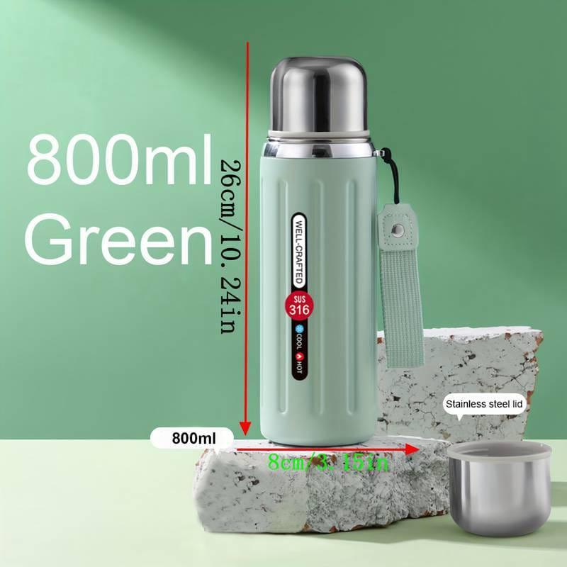 Premium 316 Stainless Steel Vacuum Flask | Leak-Proof Insulated Bottle