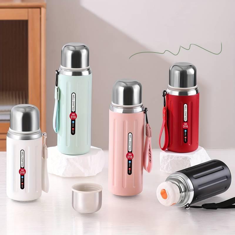 Premium 316 Stainless Steel Vacuum Flask | Leak-Proof Insulated Bottle