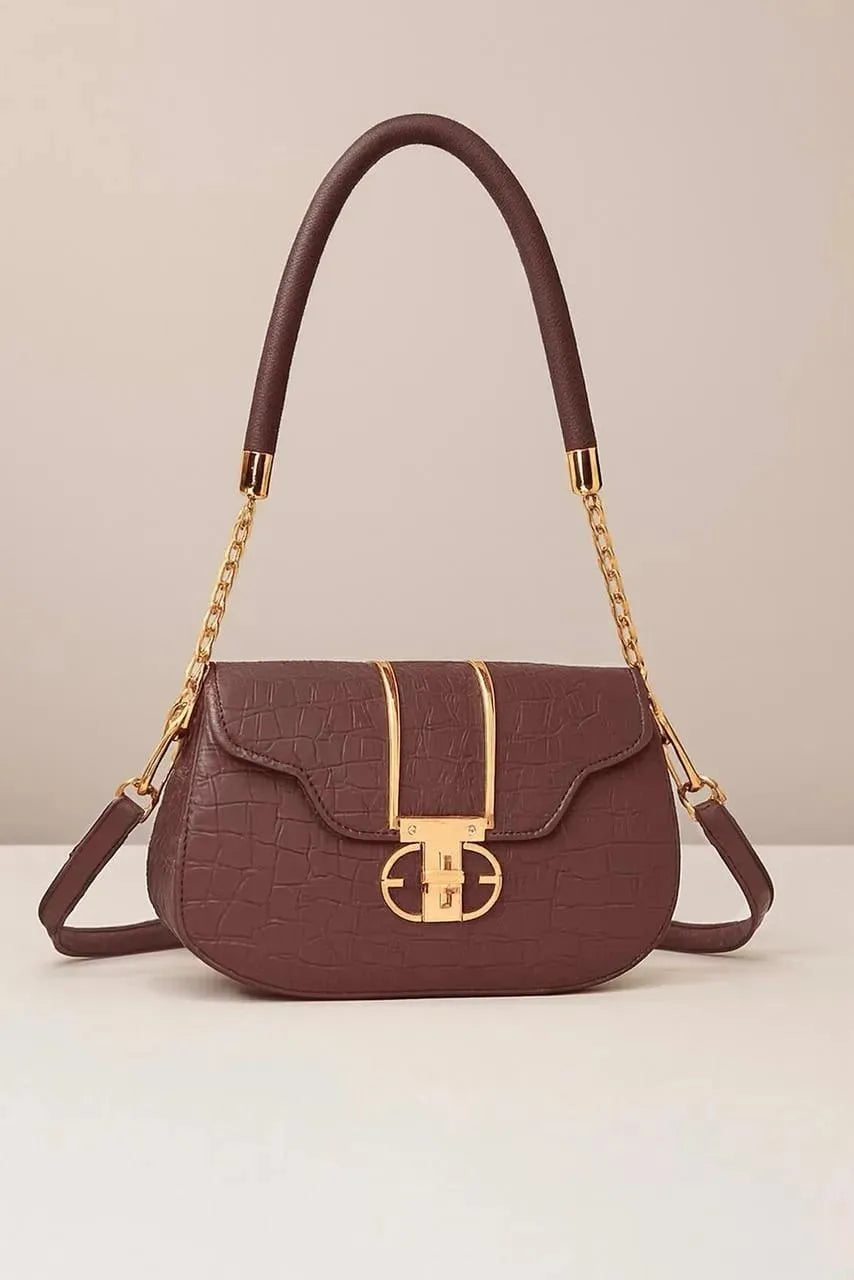 Midnight Croc Luxe Bag