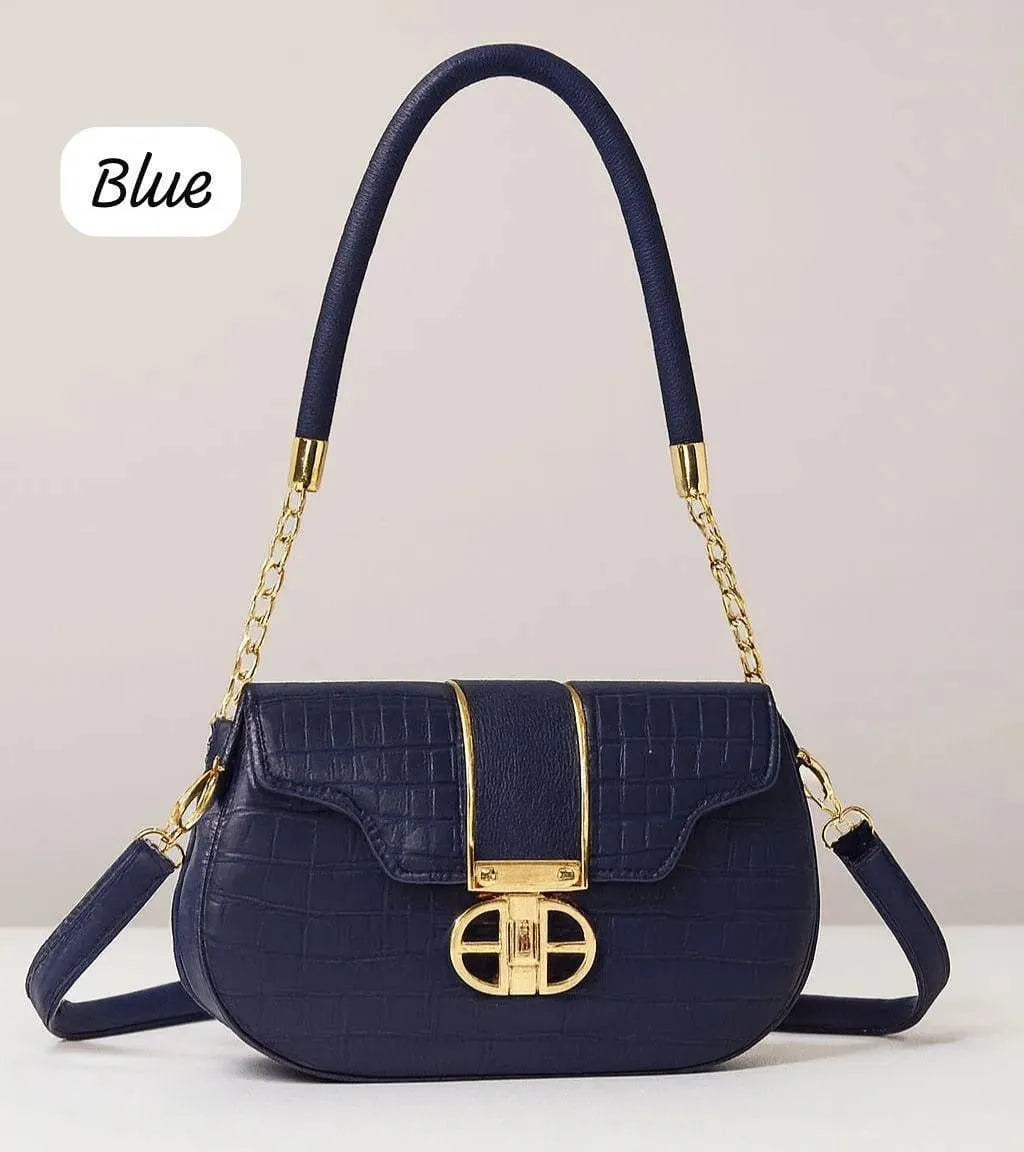 Midnight Croc Luxe Bag