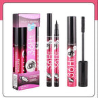 YANQINA 30H Waterproof Eyeliner & Mascara Set - Long-Lasting Eye Makeup Kit
