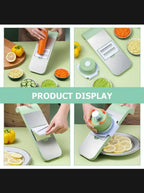 Multi-Functional Vegetable Slicer with Interchangeable Blades