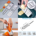Multi-Functional Vegetable Slicer with Interchangeable Blades