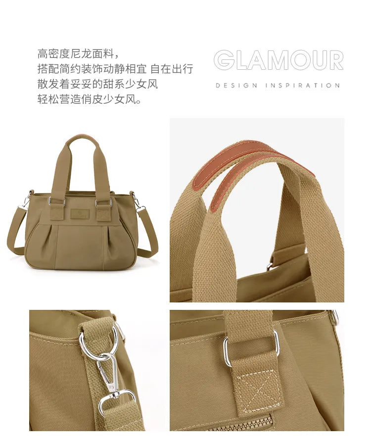 Casual Nylon Multi-Function Shoulder & Handbag