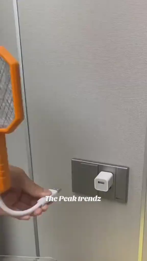 2-in-1 Portable Mosquito Killer Bat with UV Night Light